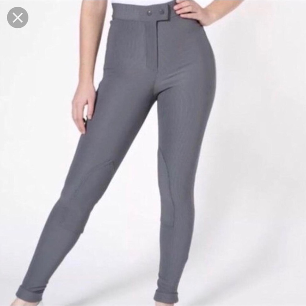 High-Waisted Gray Women's Pants